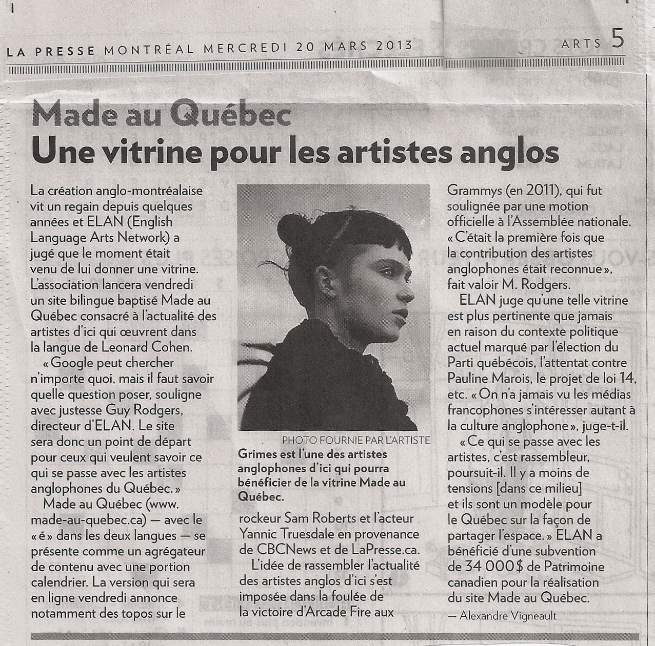MAQ- La Presse (2013)