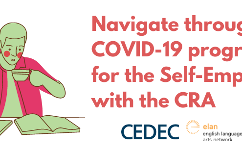 Navigate through Covid-19 programs for the self-employed with the CRA