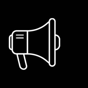 animated megaphone