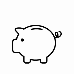 piggy bank animated