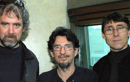 Guy Rodgers with Peter McFarlane, and Ian Ferrier at ELAN's 2004 Quebec Arts Summit