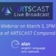 ARTSCAST Live Broadcast Webinar on March 3, 2 PM