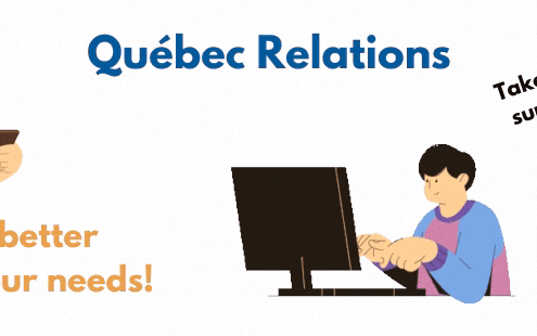 Quebec Relations: Help us better meet your needs! Take our survey!