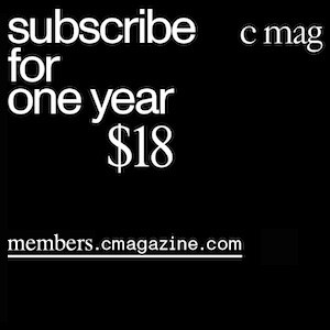 c-magazine graphic: subscribe for one year