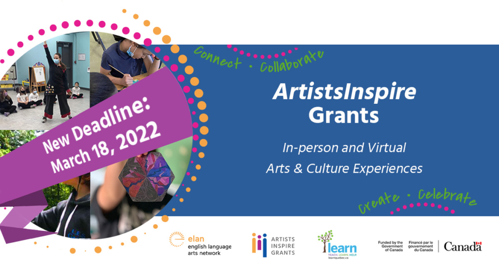 Artists inspire grant new deadline