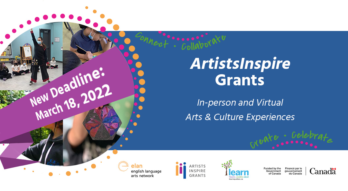 ArtistsInspire School Grants Deadline Extension! ELAN