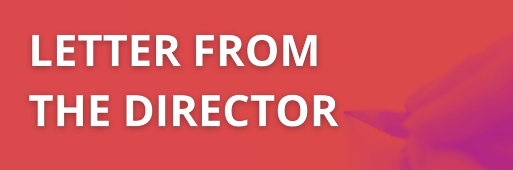 Banner for Letter from the Director